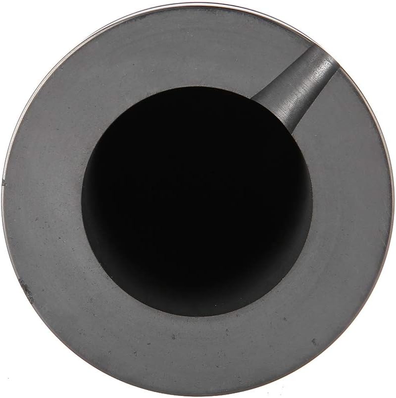 Crisol de fusión de grafito 2.2 lbs4.4 lbs6.6 lbs Crisol de grafito de alta pureza Fundición de metal de fusión de metal de oro y plata Chatarra