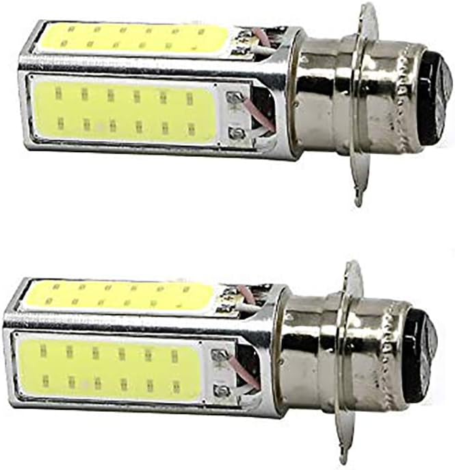 AUTOVIC 2 bombillas COB 6000K para Honda ATC110 ATC125M ATC185 ATC200 ATC200E ATC200M TRX125 TRX200SX TRX250 Reemplazar 34901-323-750 34901-HC3-003