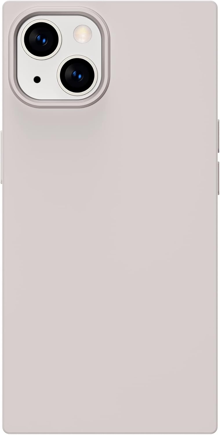 Cocomii Funda cuadrada compatible con iPhone 14, silicona, delgada, mate, suave al tacto, forro de microfibra, resistente a las huellas dactilares,