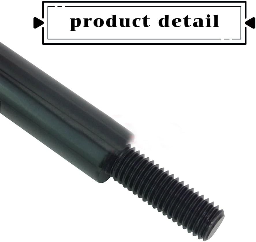 1 extensor de perilla de palanca de cambios de automóvil de 2.9 pulgadas, palanca de cambios de metal duradera con rosca, cabezal de cambio elevado