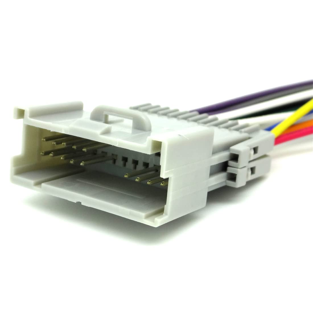 AMSAMOTION Adaptador de conector de arnés de cableado de radio estéreo para GM Chevy Silverado GMC 2002-2008 Modelo