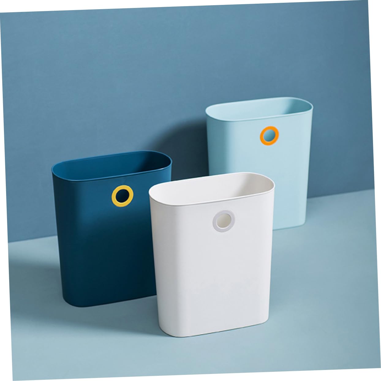 Alipis Estante de basura para puerta de gabinete, 1 contenedor de basura colgante, cubo de basura colgante, sin tapa, basurero colgante