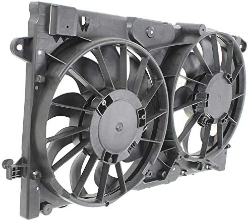 Garage-Pro Conjunto de ventilador de refrigeración para CHEVROLET MALIBUMALIBU LIMITED 2013-2016  IMPALA 2014-2018 Dual Fan (Motor Impala- 2.5L)