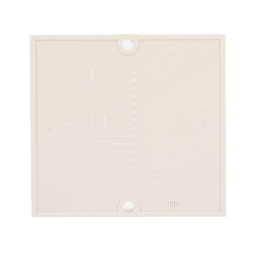 Regulador de voltaje automático DSR AVR, abeto del regulador de voltaje AVR para el generador A6762 de Meccalte 40 a 270VAC