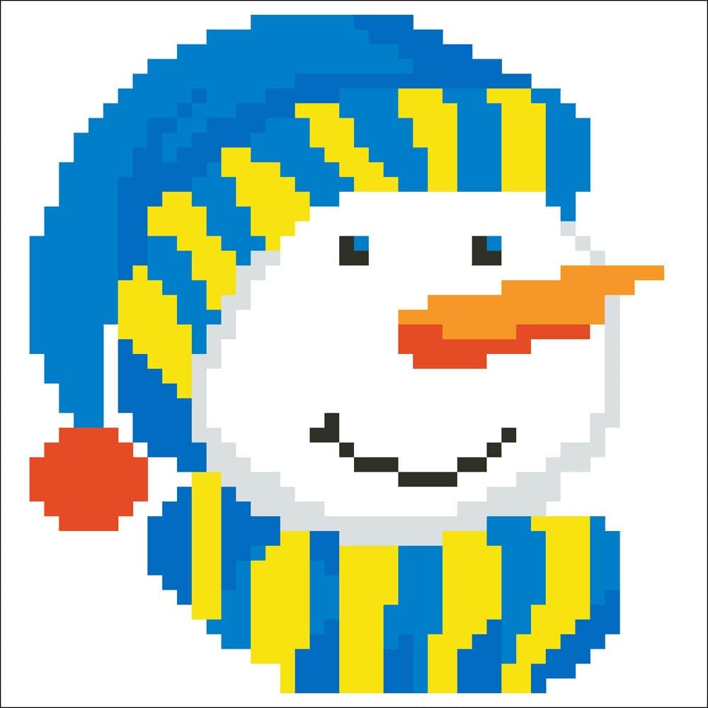 Diamond Dotz Kit Mini Pillow Snowman Cap