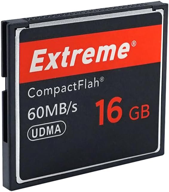 Tarjeta de memoria flash compacta de 16 GB extrema velocidad UDMA hasta 60 MBs SLR Cámara CF tarjeta