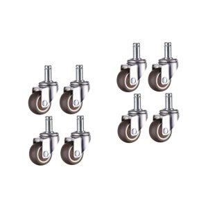 Tofficu 8 piezas de ruedas para silla de suelo, ruedas automotrices, alfombrilla de suelo para silla de escritorio, silla, ruedas, ruedas Tofficu 8 piezas de ruedas para silla de suelo, ruedas automotrices, alfombrilla de suelo para silla de escritorio, silla, ruedas, ruedas