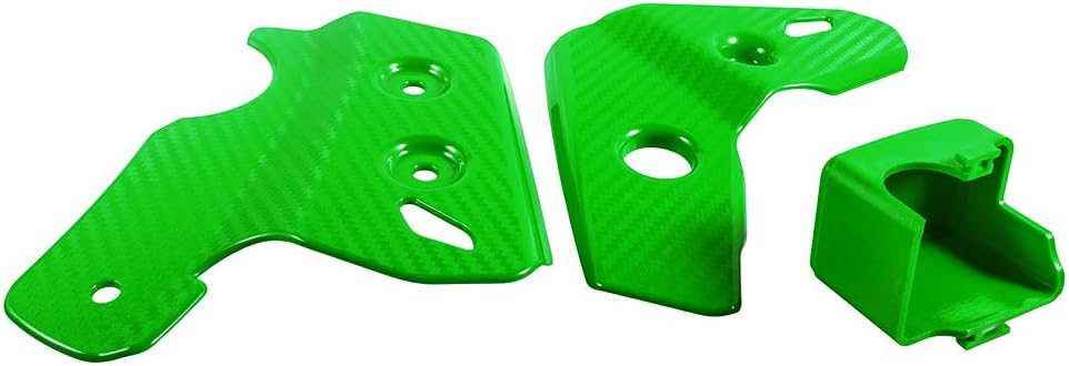 Protector de marco de motocicleta parachoques cubierta protectora Accesorios de carenado para KLX250 1993-2016 para D-TrackerX 1998-2016 (verde)