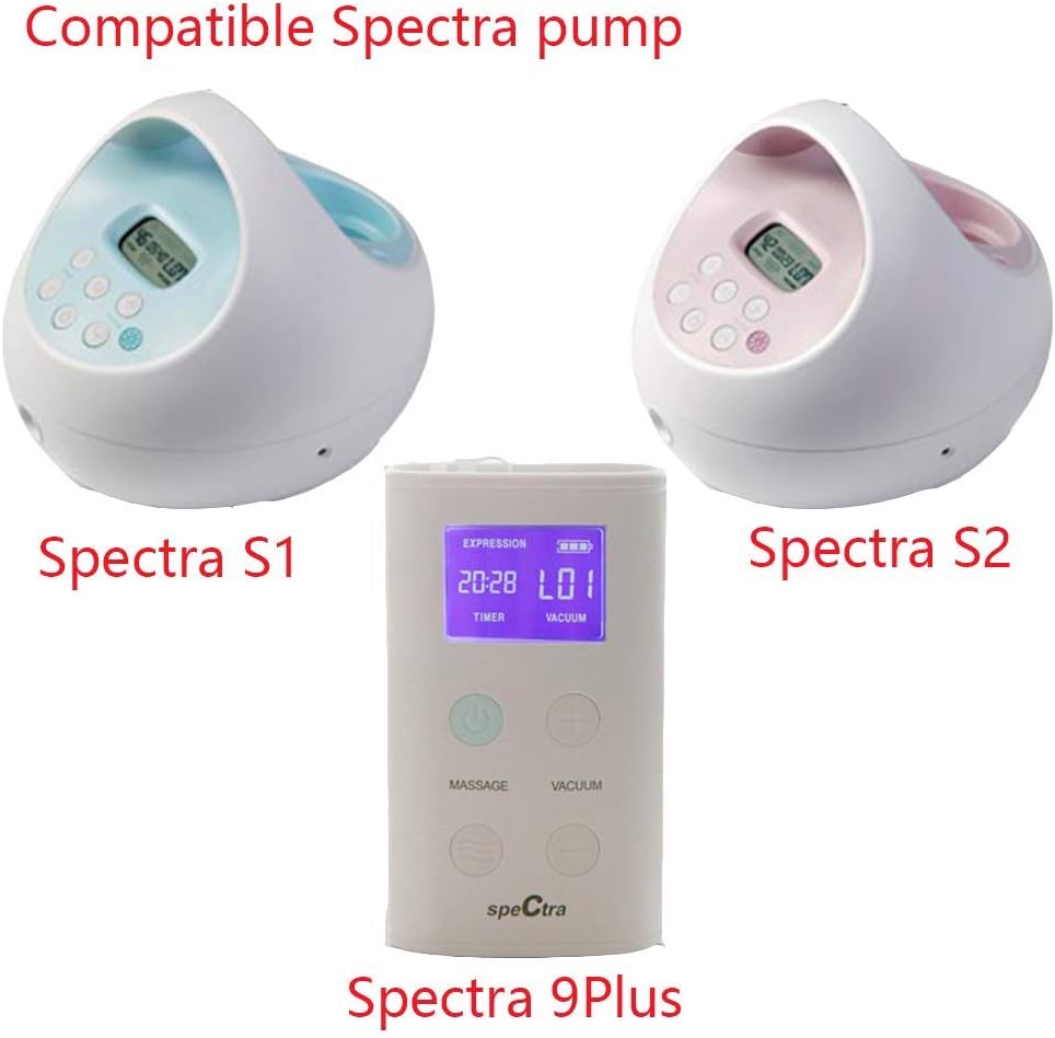 Adaptador de reflujo para bomba Spectra S1, Spectra S2, Spectra 9 Plus para usar con piezas de protección mamaria Medela se conecta entre la brida