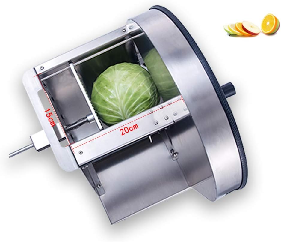 Grueso comercial manual de la cortadora de la fruta vegetal ajustable