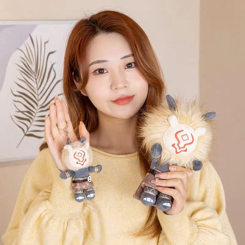 Muñeca Hilichurl, Genshin Impact Plush, Hilichurl – Llavero de peluche (felpa Hilichurl)