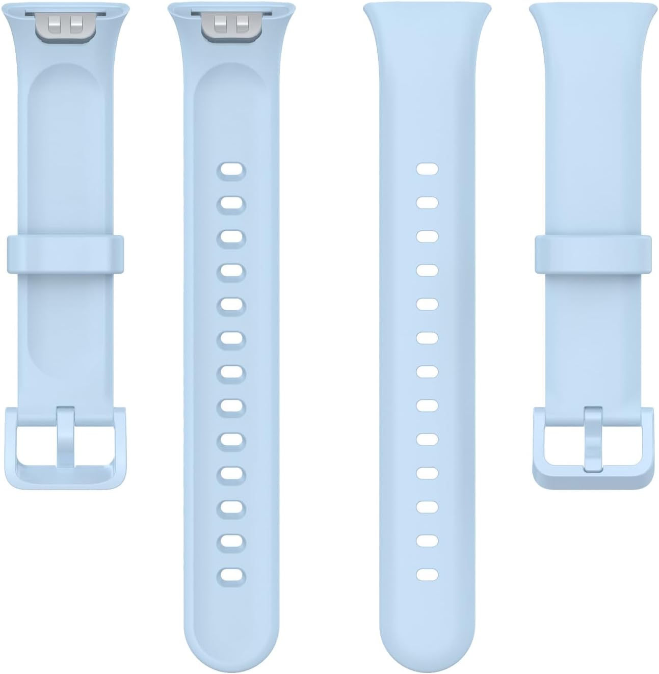 Z.DuDuZAZA Paquete de 7 pulseras para Xiaomi Mi Band 7 Pro correas de repuesto de silicona TPU Correa de reloj ajustable y colorida compatible con