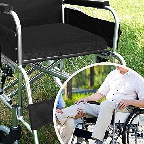 Cojines de asiento para sillas de oficina, cojín de asiento portátil de espuma viscoelástica para coxis, parte inferior antideslizante con asa de