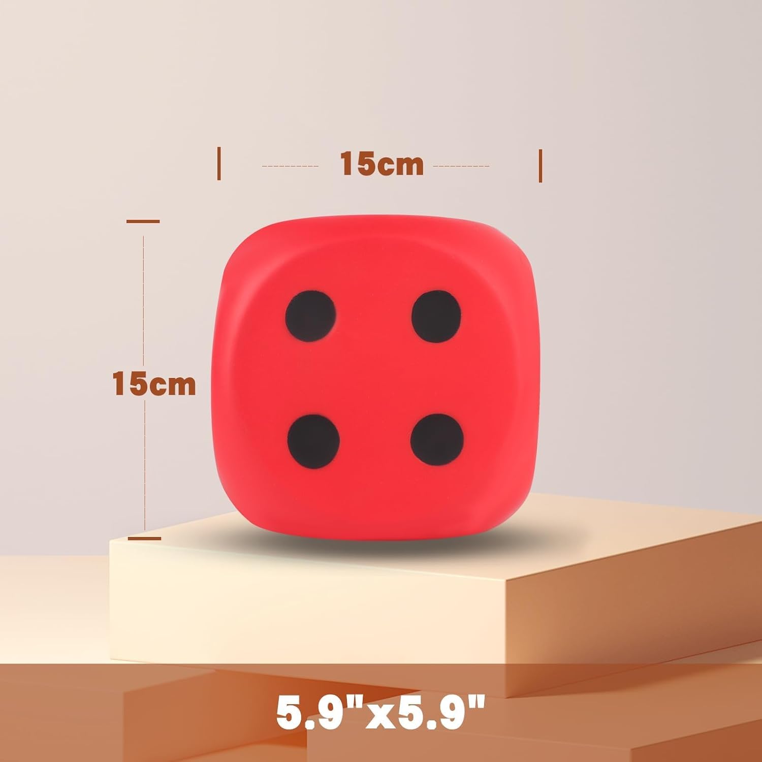 Anboor Dados esponjosos de 5.9 pulgadas, juguetes blandos Kawaii perfumados para apretar, alivio del estrés, juguetes para niños, colección de