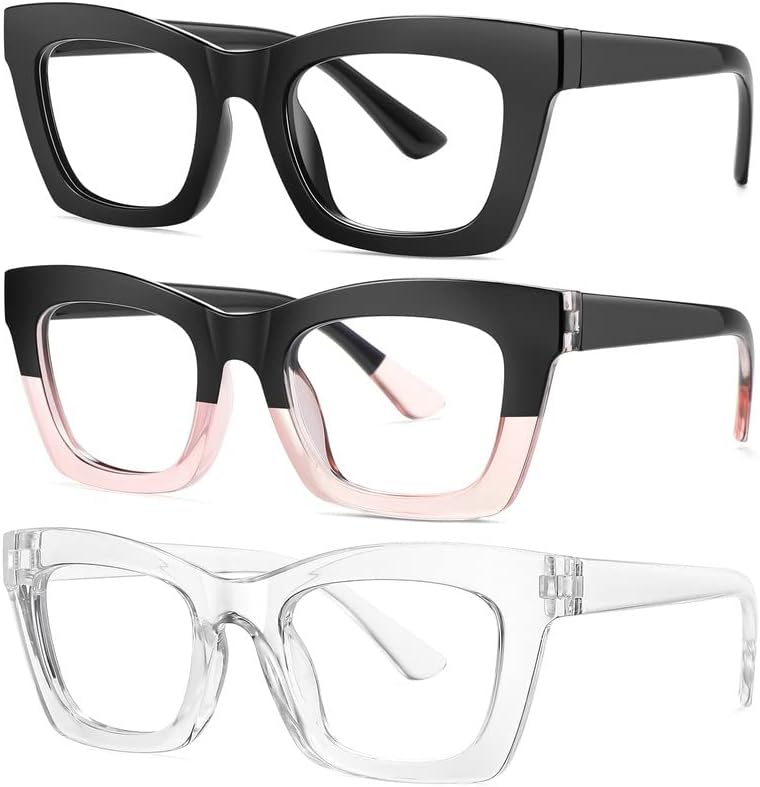 Okany Gafas de bloqueo de luz azul para mujeres y hombres, pantalla de computadora de moda, juegos, teléfonos de televisión, antifatiga ocular y