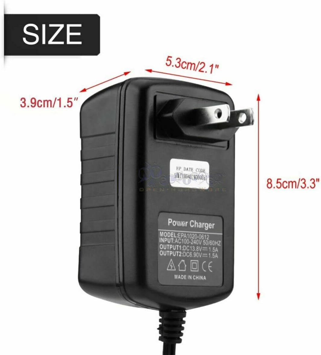 Cargador de batería de coche inteligente de 1.5 A, cargador automotriz portátil de 6 V y 12 V, mantenedor de batería, cargador de goteo flotante y
