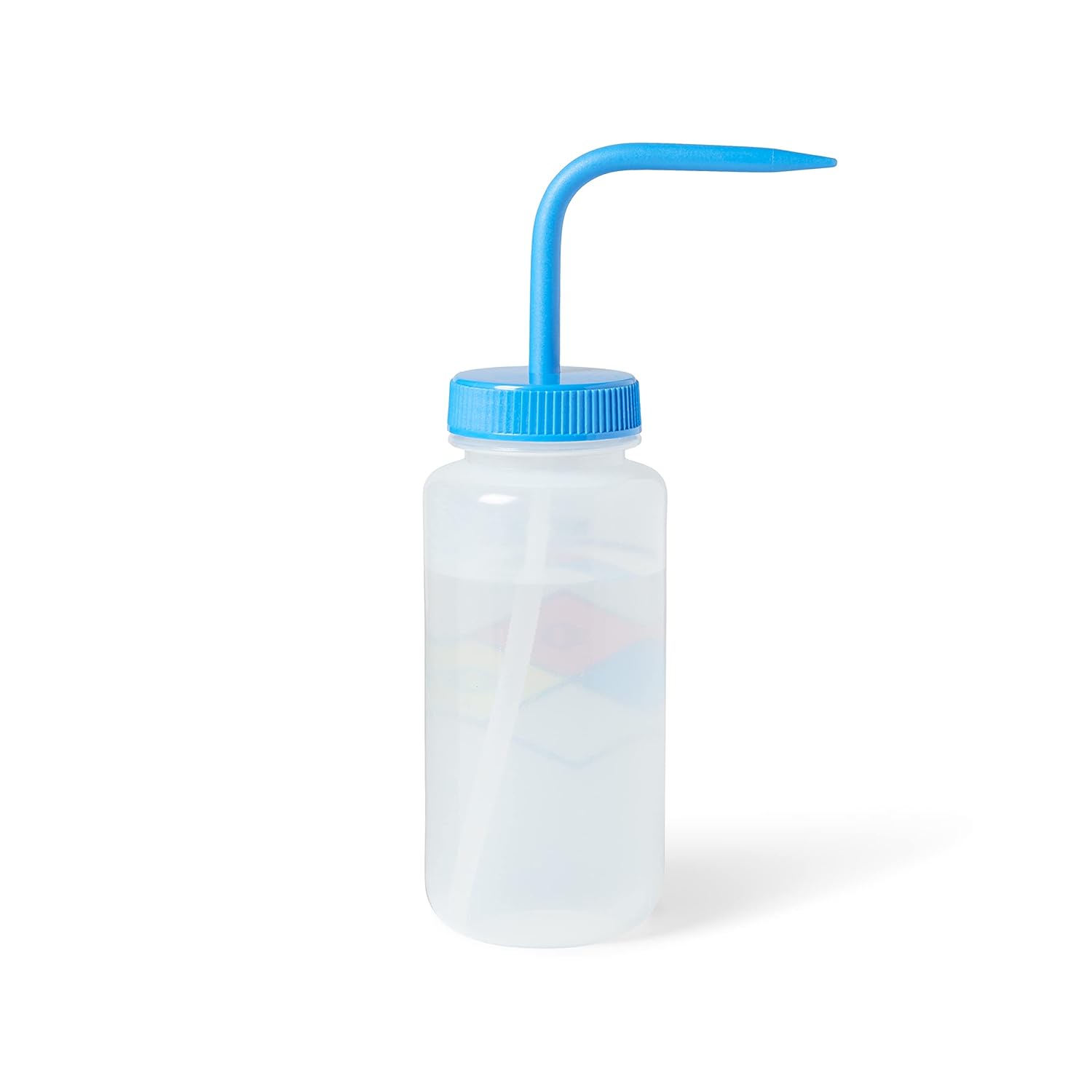 United Scientific UniSafe Botella de lavado químico ventilada de LDPE de boca ancha de grado de laboratorio, agua (H2O), 16.9 fl oz (16 onzas), 4