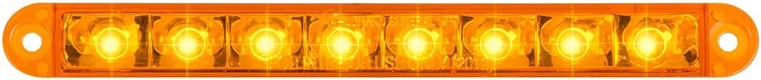 GG Grand General 74760 Barra de luz (6-12″ ámbar perla 8 LED, 3 cables)