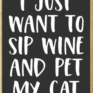 Honey Dew Gifts, I Just Want to Sip Wine and Pet My Cat, 2.5 pulgadas x 3.5 pulgadas, nevera divertida, decoraciones de taquilla, imanes de nevera, Honey Dew Gifts, I Just Want to Sip Wine and Pet My Cat, 2.5 pulgadas x 3.5 pulgadas, nevera divertida, decoraciones de taquilla, imanes de nevera,