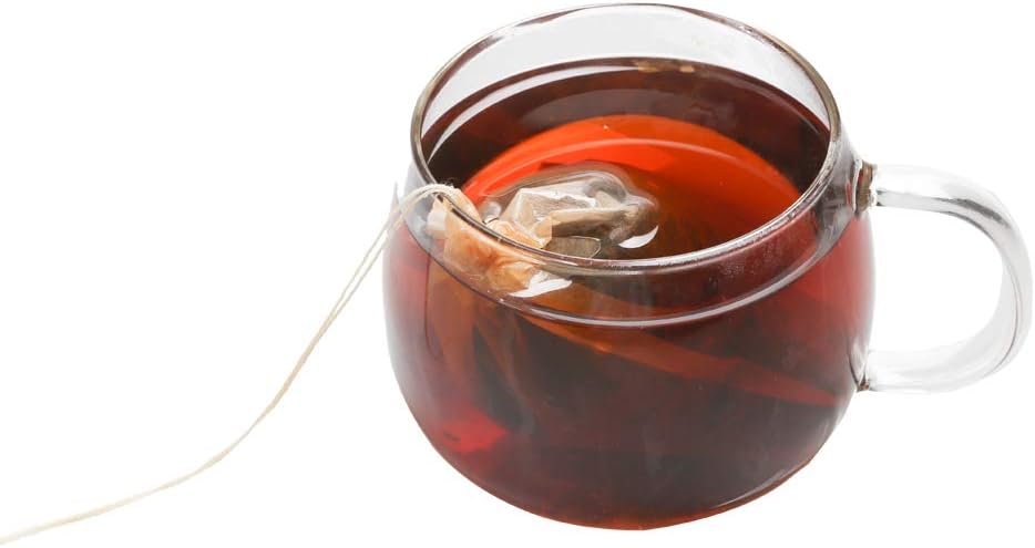 Bolsas de filtro de té, material seguro y natural, infusor de té desechable, bolsa de té vacía con cordón para té de hojas sueltas, juego de 200