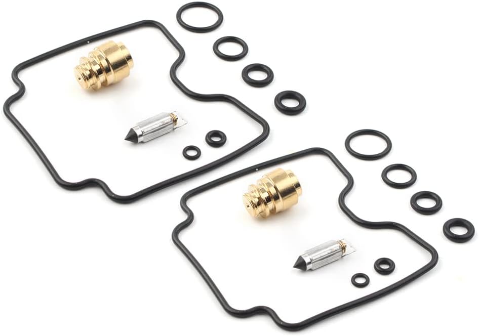 Three T Kit de accesorios de reparación de carburador de motocicleta para Yamaha XVS1100 V Star 1100 1999-2006, negro