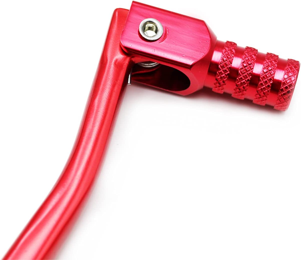 PRO BAT Manija de palanca de cambios de mano para motocicleta de 110 cc, 125 cc, 135 cc, 150 cc, 200 cc, 252 cc, cuatrimoto, ATV, buggy, rojo