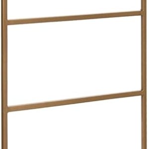 Kate and Laurel Poggi – Escalera inclinada de metal, 17.75 x 67 pulgadas, color dorado, sofisticada decoración de pared Kate and Laurel Poggi – Escalera inclinada de metal, 17.75 x 67 pulgadas, color dorado, sofisticada decoración de pared