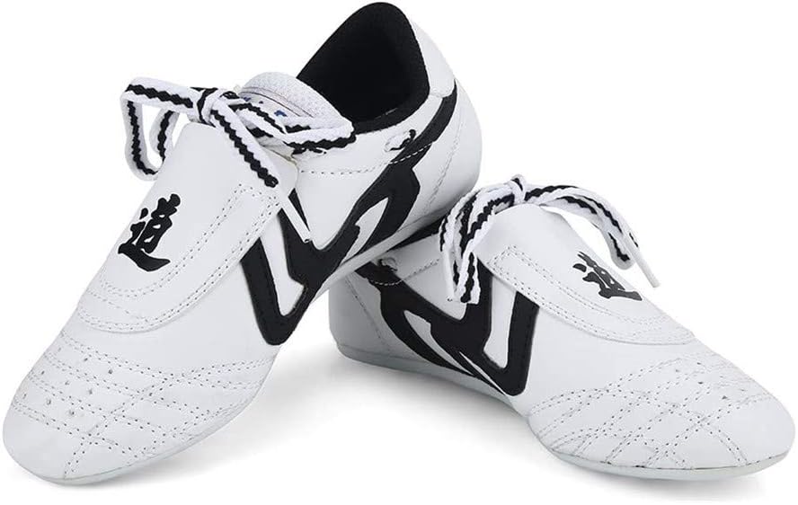 Artes marciales Taekwondo Zapatos Unisex Niños Adolescentes Deporte Ligero Zapatillas Zapatillas Boxeo Karate Zapatos para Taekwondo Kung Fu Taichi