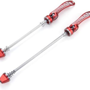 VIARON MTB Quick Release Axle Front and Rear Mountain Bike Skewer Set Aluminum Alloy Bicycle Wheel Skewers Hub QR Lever VIARON MTB Quick Release Axle Front and Rear Mountain Bike Skewer Set Aluminum Alloy Bicycle Wheel Skewers Hub QR Lever