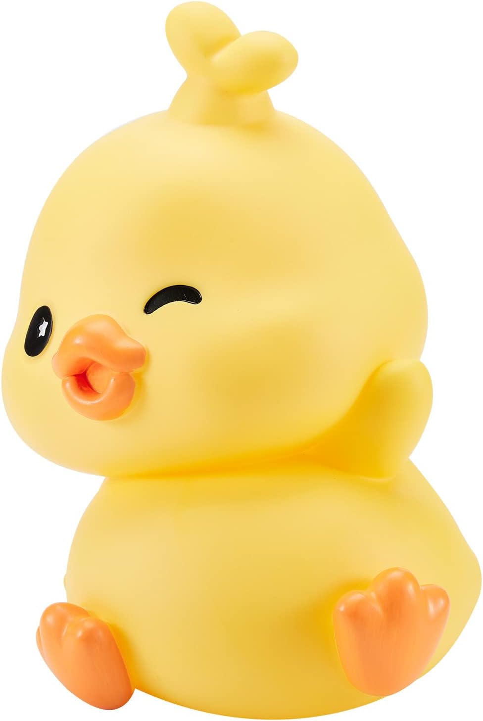 Banco de dinero de pato amarillo, diseño de pato inastillable, gran capacidad para niños, regalos de cumpleaños (amarillo, 8.7 x 6.7 in)