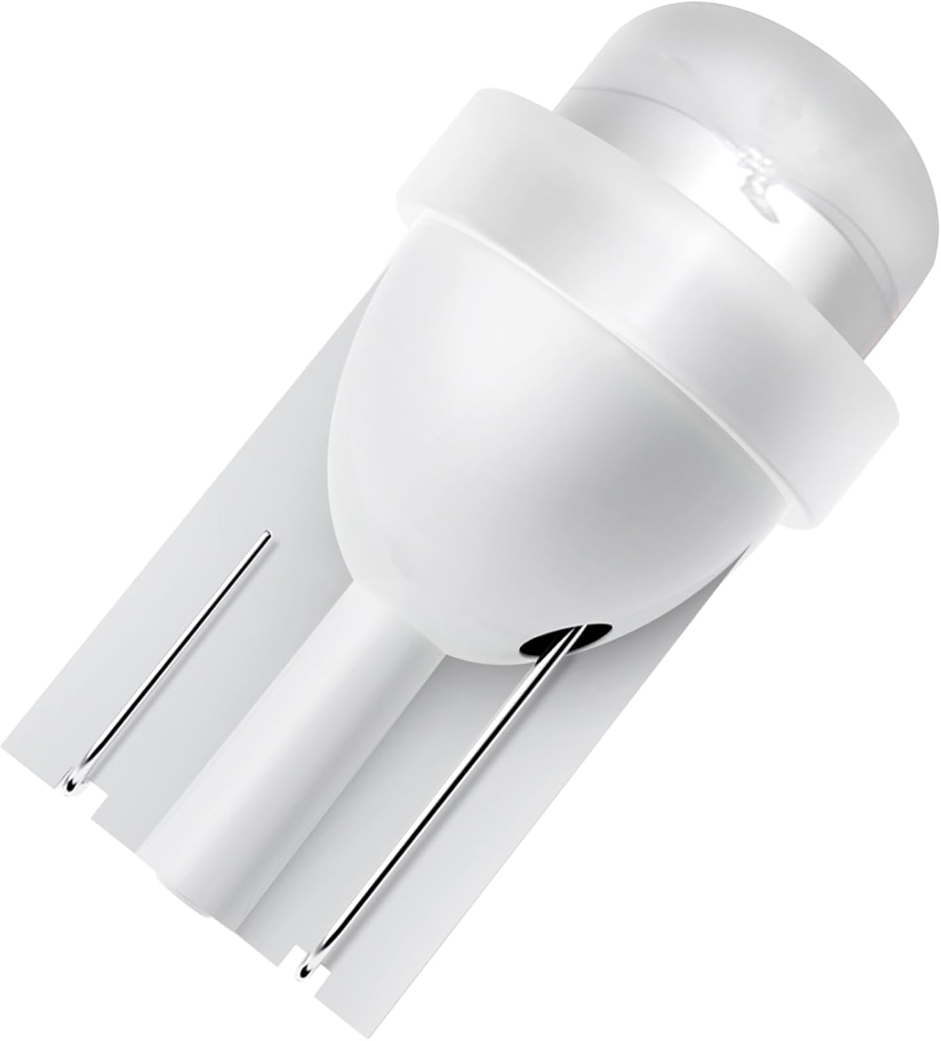 Paquete de 10 bombillas LED blancas T10 168 194 para panel de instrumentos, tablero de luz de difusión