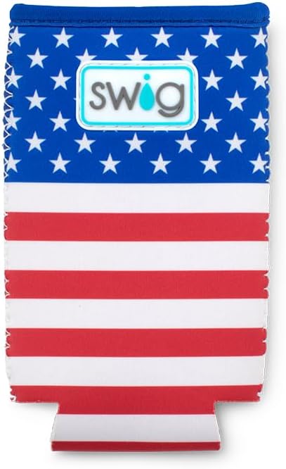 Swig Life Enfriador delgado de latas + botellas, chaqueta de neopreno aislada para latas o botellas de tamaño delgado de 12 onzas líquidas,