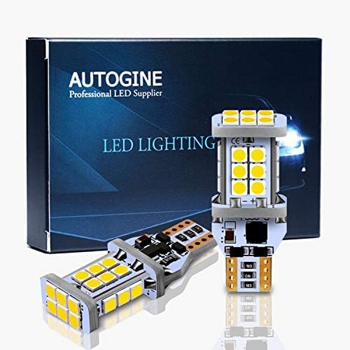 2 bombillas LED 921 912 906 904 902 W16W T15 extremadamente brillantes 921 912 906 902 W16W T15 sin errores 24SMD 3030 chipsets LED para luces de