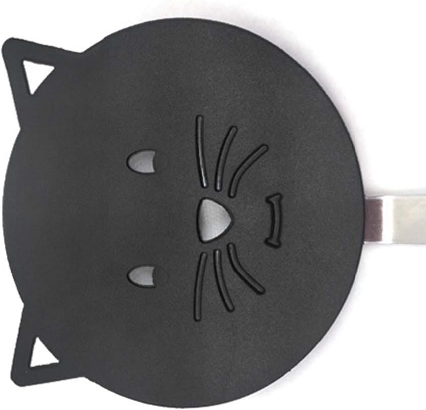Espátulas para utensilios de cocina antiadherentes, espátula de wok de nailon con forma de gato resistente al calor para utensilios de cocina