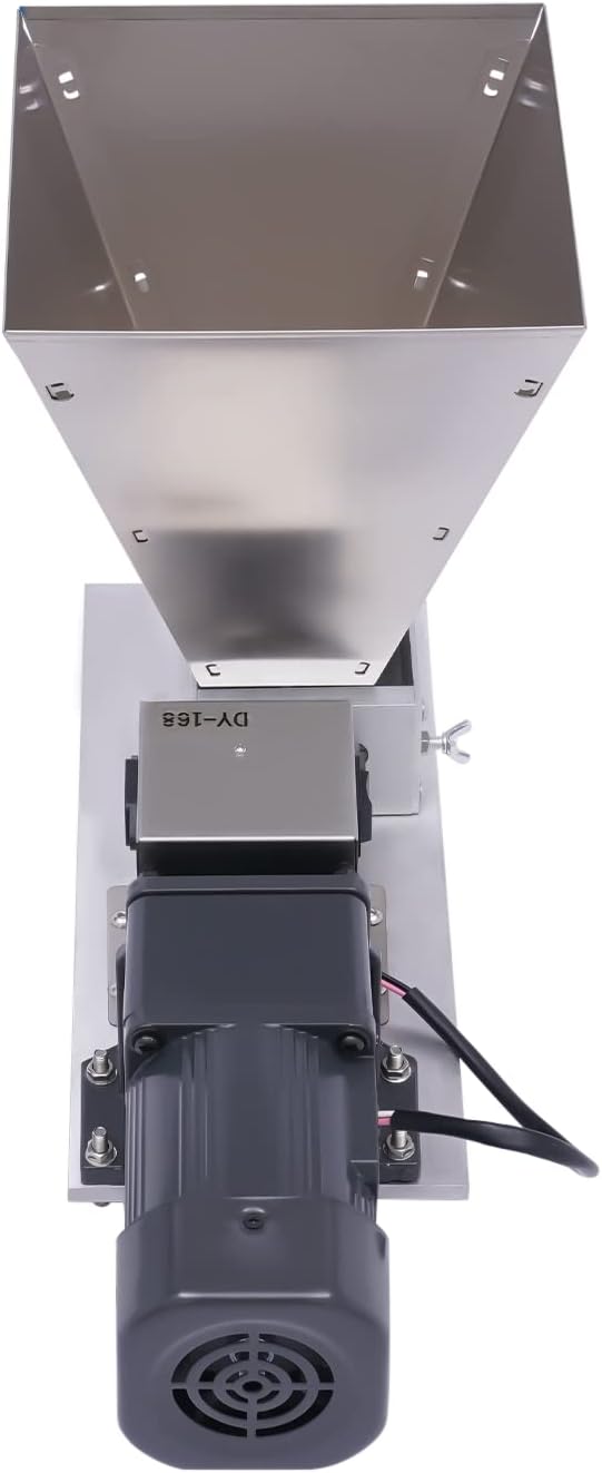 Molinillo eléctrico de grano de 110 V, 60 W, molinillo de maíz de acero inoxidable, trituradora de malta, molinillo de trigo de cebada con embudo de