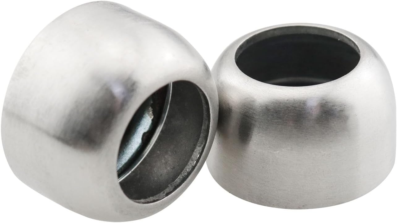 HJGarden Soporte de barra de armario de 2 piezas para soportes de barra de armario