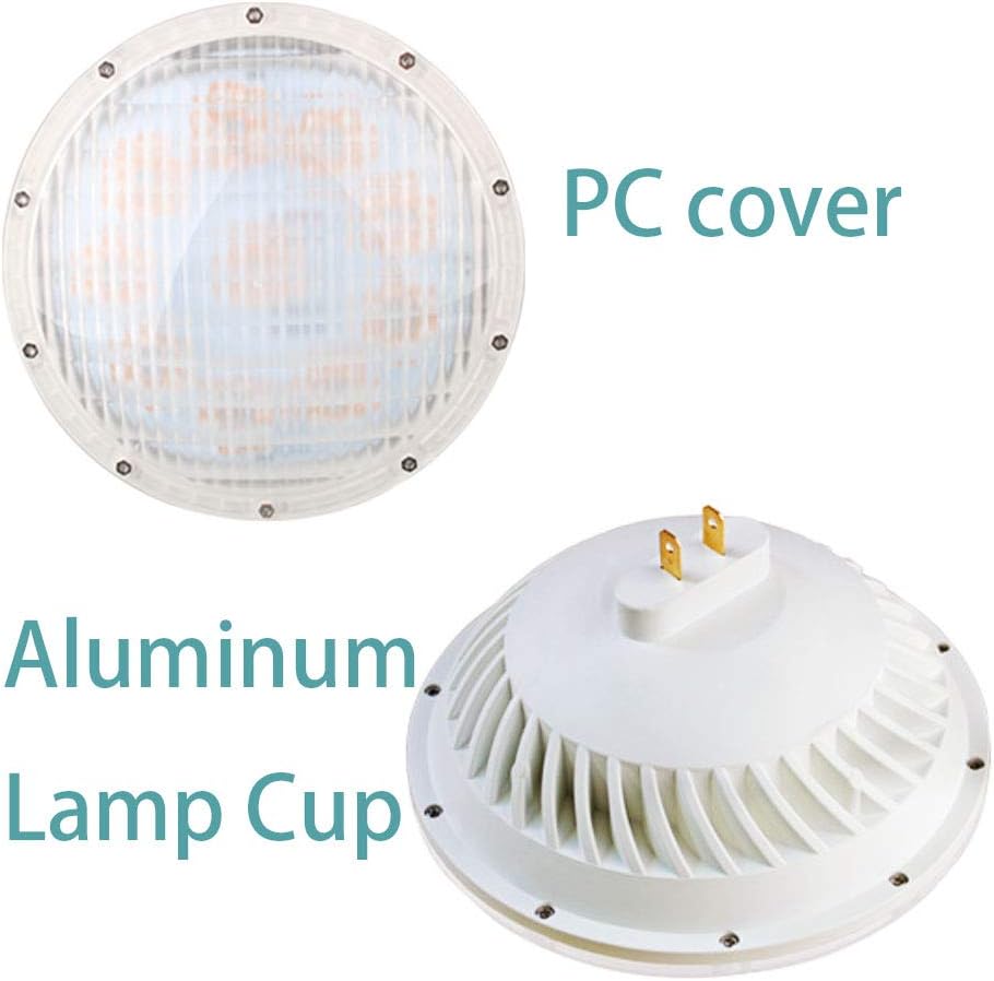 BAOMING Bombilla LED Par56 regulable de 28 W, blanco cálido suave (2700  3000 K) base GX16D de 120 V, luz de inundación ancha de 120, luz halógena