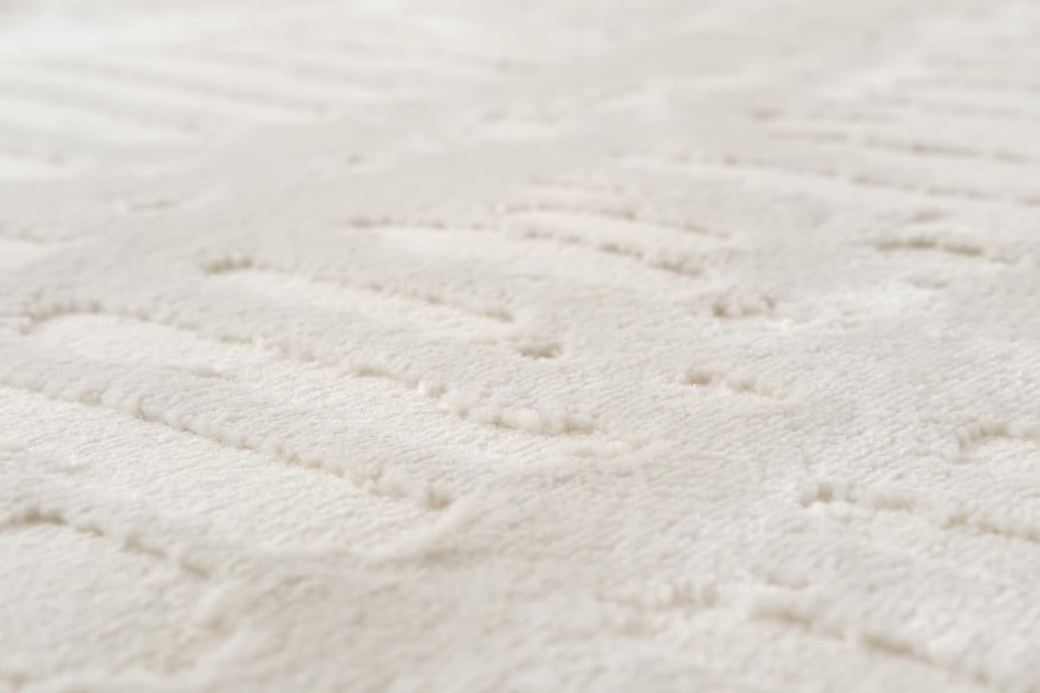 Shell – Alfombra lavable de 5 pies 3 x 8 pies, para sala de estar, dormitorio, con certificado Oeko-TEX, pelo mediano, beige, crema