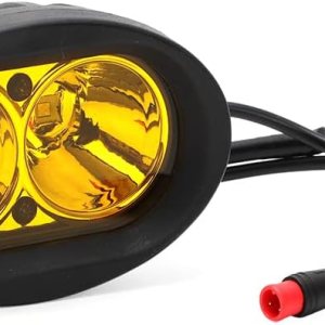 Luz de cabeza LED de alto rendimiento para bicicleta eléctrica Rad Power Bikes Mini Rover Expand Runner Plug & Play Off Road Vehículo Luces de Luz de cabeza LED de alto rendimiento para bicicleta eléctrica Rad Power Bikes Mini Rover Expand Runner Plug & Play Off Road Vehículo Luces de