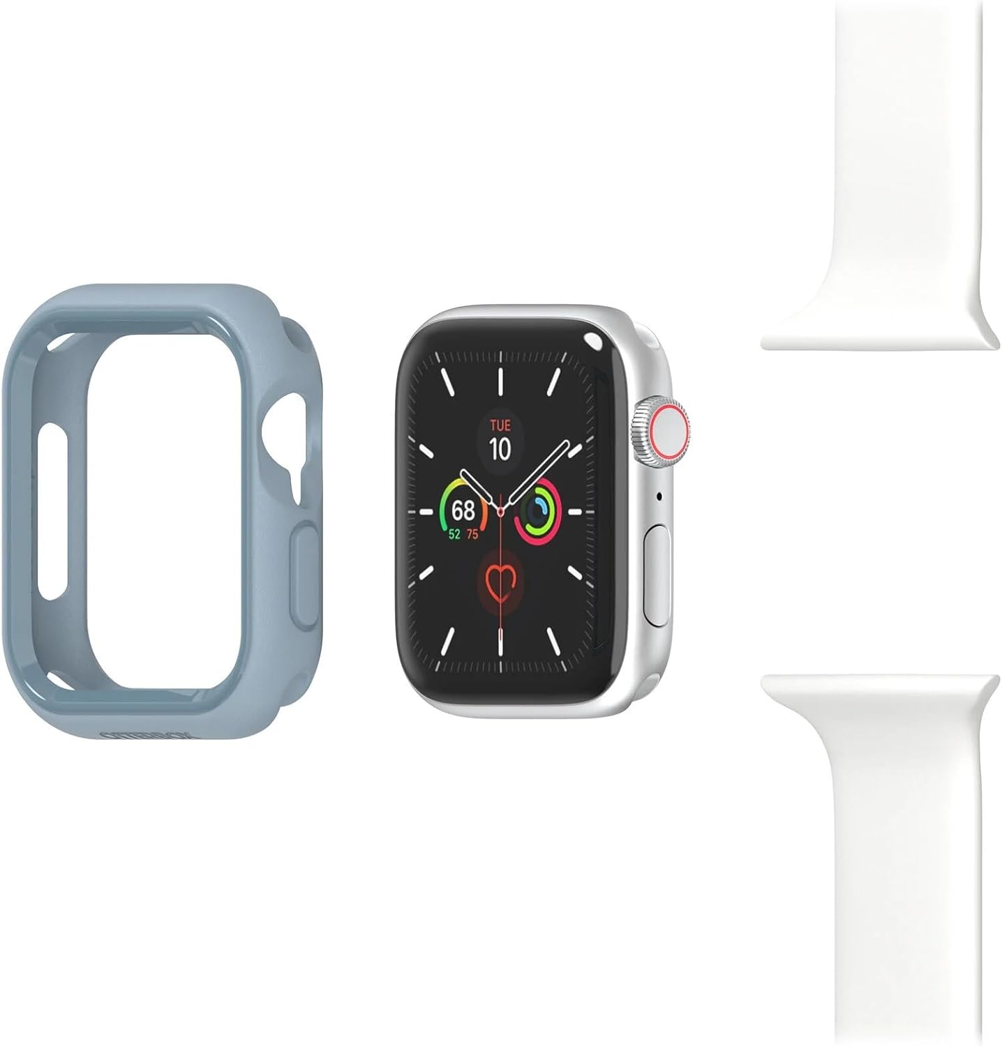 OtterBox – Funda protectora para Apple Watch Series SE456, 1.732 pulgadas (1.732 in) Exo Edge – Funda protectora para reloj inteligente, ajuste