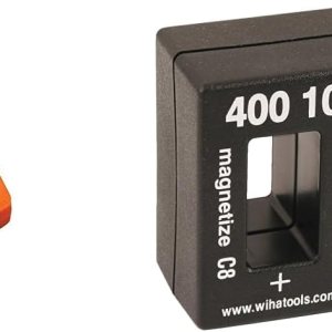 Klein Tools MAG2 Desmagnetizadormagnetizador para puntas de destornillador y puntas, hace que las herramientas sean magnéticas con potente imán de Klein Tools MAG2 Desmagnetizadormagnetizador para puntas de destornillador y puntas, hace que las herramientas sean magnéticas con potente imán de