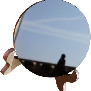 FOMIYES 1 Unidades Elegance Graceling Obsidiana Scrying Mirror Espejo de obsidiana con soporte, artículos para el hogar, decoración del hogar, FOMIYES 1 Unidades Elegance Graceling Obsidiana Scrying Mirror Espejo de obsidiana con soporte, artículos para el hogar, decoración del hogar,