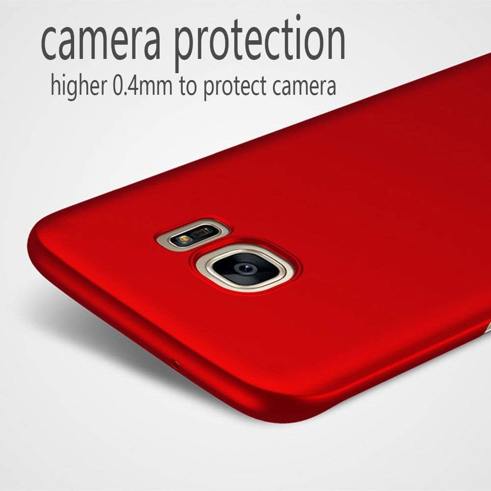 Funda para Samsung Galaxy S7 Edge protección delgada protege de golpes, arañazos, caídas, marcas plástico de policarbonato de alta calidad cubierta