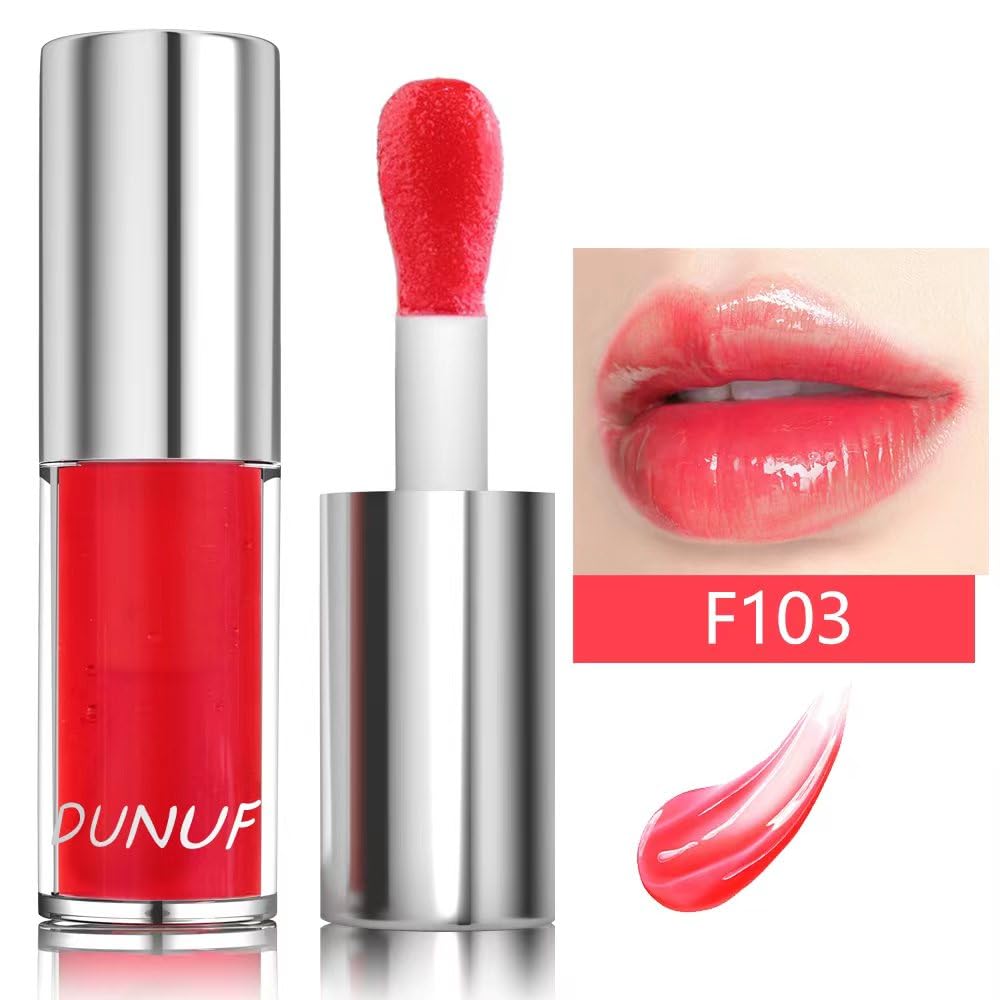 Bálsamo labial hidratante de color aceite para labios Cuidado de labios Brillo labial transparente Brillo labial brillante brillo labial