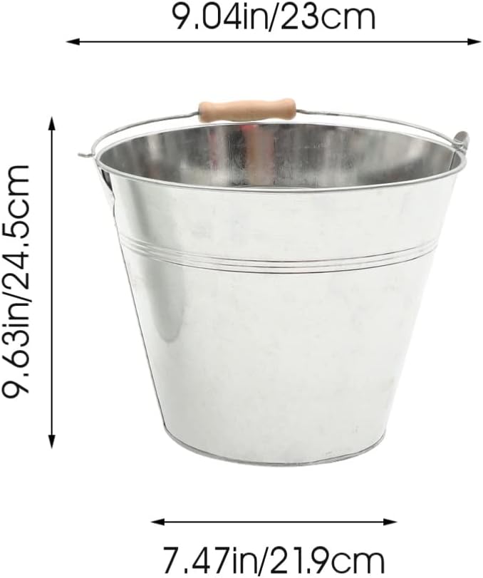 Cabilock Cubo de cenizas para chimenea, cubo de metal, para carbón y cenizas, incinerador de barril de quemaduras, cubo de captura de aceite para