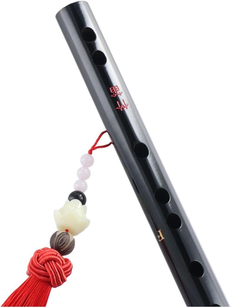 Vctitil Flauta de bambú tradicional china, Dizi transversal, accesorio de cosplay Mo Dao Zu Shi, instrumento musical de viento de madera para