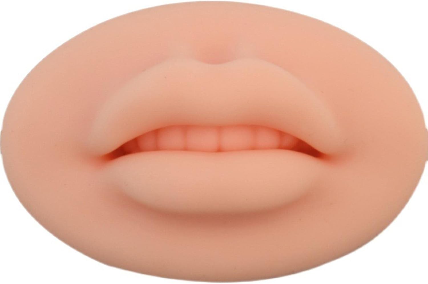 Modelo de labios de silicona, modelo de boca de silicona suave 3D, piel de práctica de silicona flexible, modelo de labios falsos de silicona para