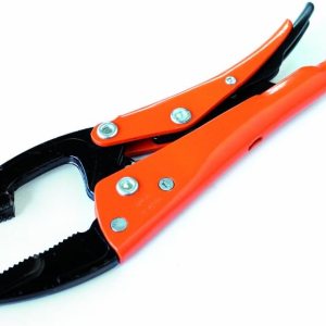 Grip-On 12210 Alicates de bloqueo de uso general de 10 pulgadas, planos y convexos en epoxi naranja Grip-On 12210 Alicates de bloqueo de uso general de 10 pulgadas, planos y convexos en epoxi naranja