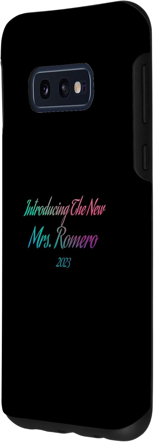 Galaxy S10e Presentamos la nueva funda de compromiso de boda Mrs ROMERO 2023