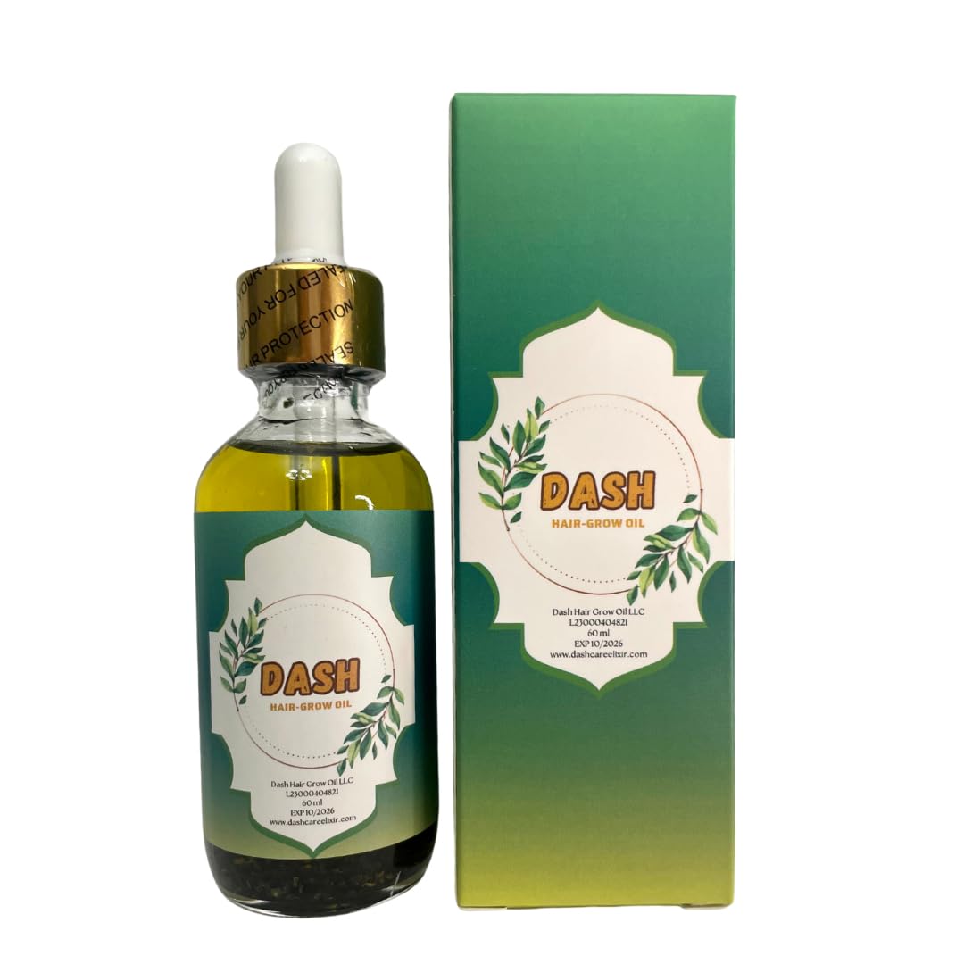 Dash Aceite de crecimiento del cabello, aceite de romero avanzado para el crecimiento del cabello, mezcla única de aceite capilar para cabello seco